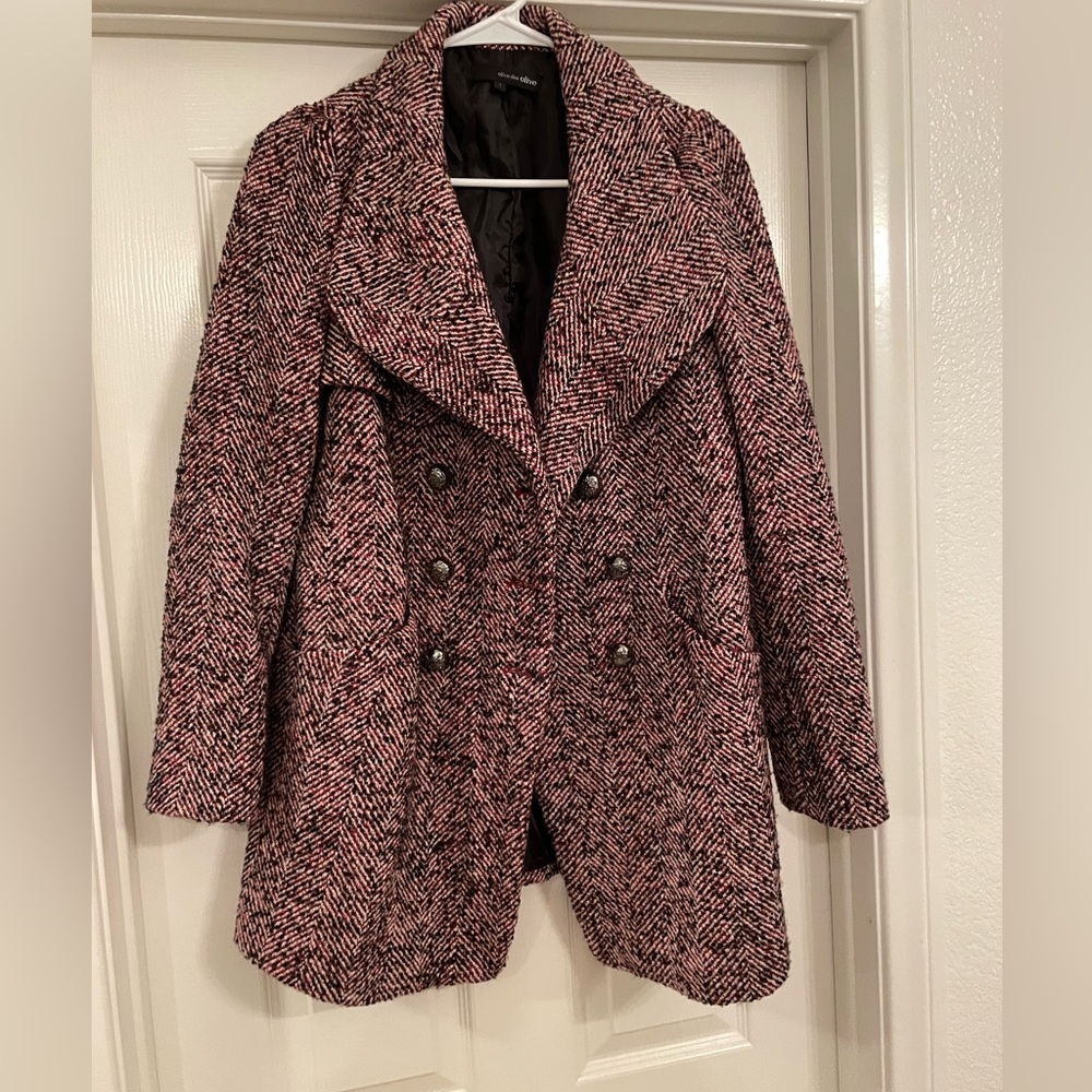 Olive des Olive cute peacoat sz S